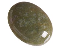 Achát ovál, kabošon 16x12 mm