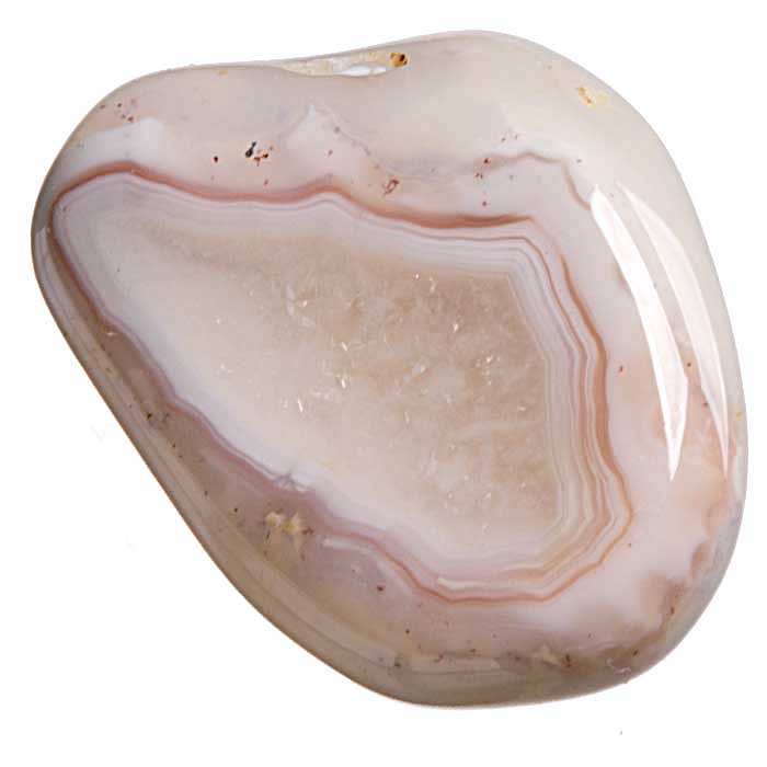 Achát růžový tromlovaný M