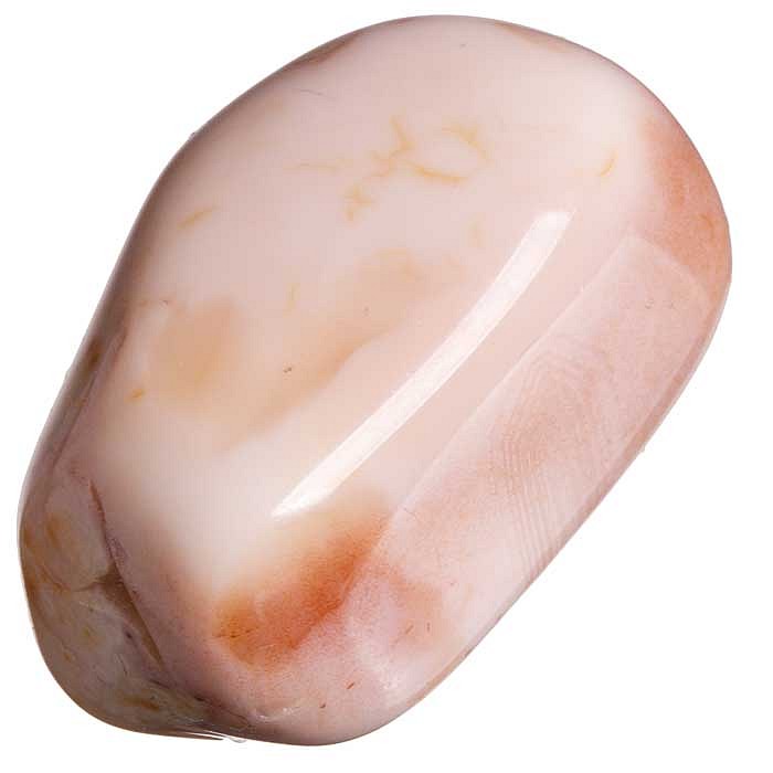 Achát růžový tromlovaný M