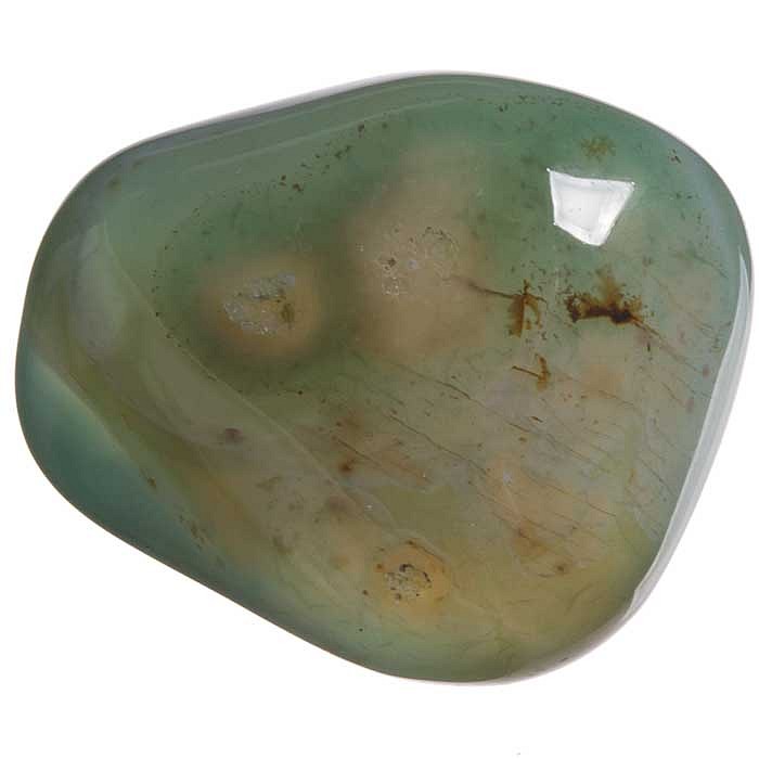 Achát tromlovaný barevný, M