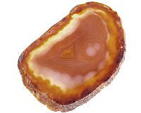 Achátový plátek 4A; 112x76 mm