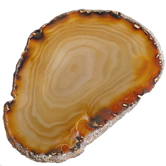 Achátový plátek 4A; 125x90 mm