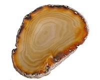 Achátový plátek 4A; 125x90 mm