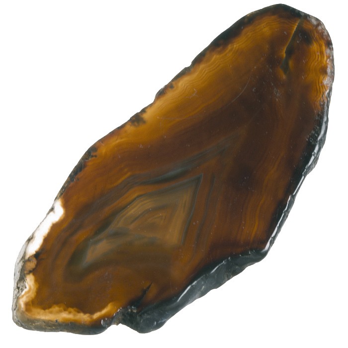 Achátový plátek 55 mm