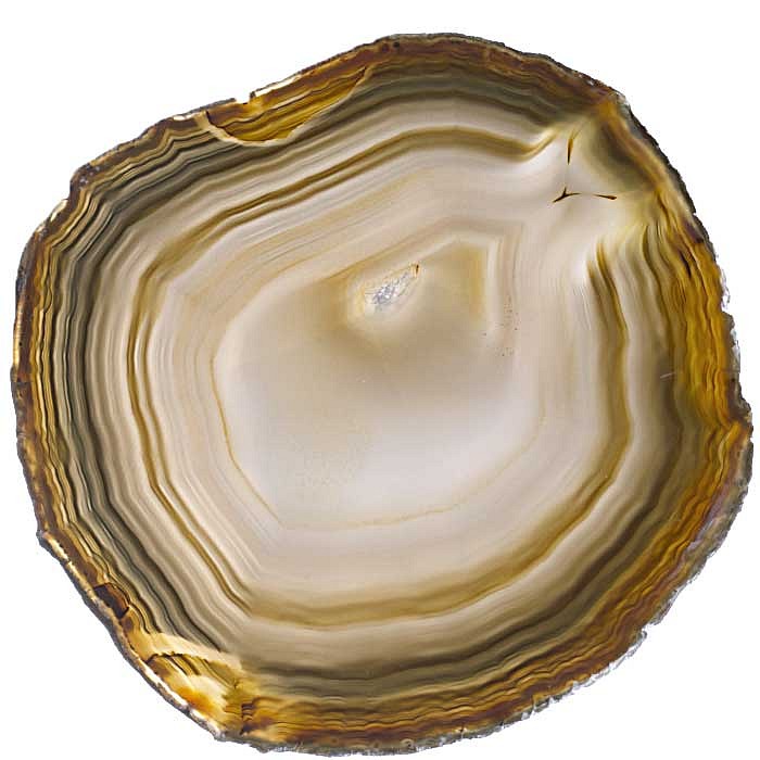 Achátový plátek EX1; 142x128 mm