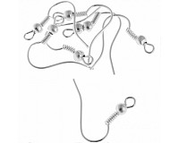 Afroháček stříbrný bez niklu (50 ks)