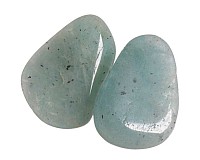 Amazonit tromlovaný S, 2 ks