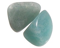 Amazonit tromlovaný S, 2 ks