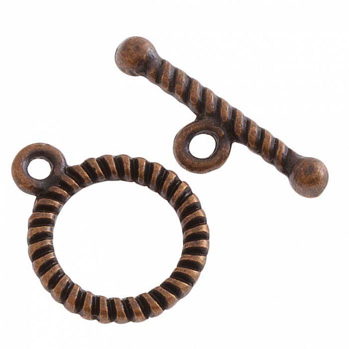 Americké zapínání měděné, 10 mm, 20 setů