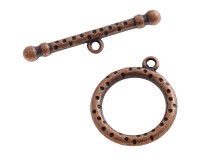 Americké zapínání měděné, 22x25 mm 1 set