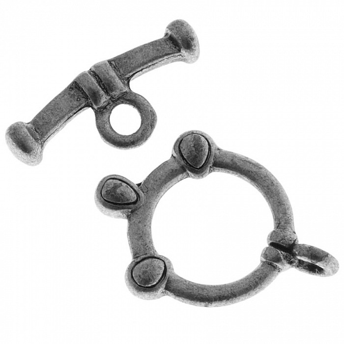 Americké zapínání platinové, 15 mm, 2 sety