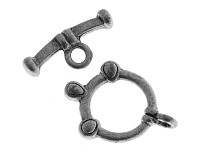 Americké zapínání platinové, 15 mm, 2 sety