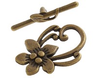 Americké zapínání starozlaté, 29 mm 1 set