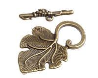 Americké zapínání starozlaté, 36 mm 1 set