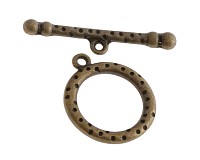 Americké zapínání starozlaté, 22 mm 1 set