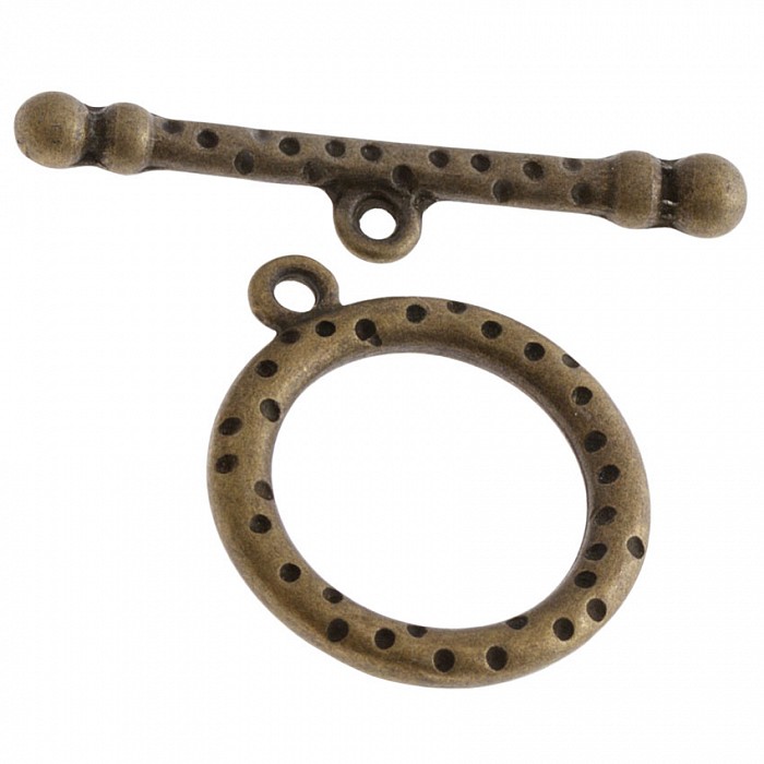 Americké zapínání starozlaté, 22 mm 1 set