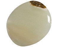 Aragonit, tromlovaná placička 38 mm