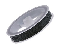 Bižuterní lanko černé, 0,45 mm (50 m)