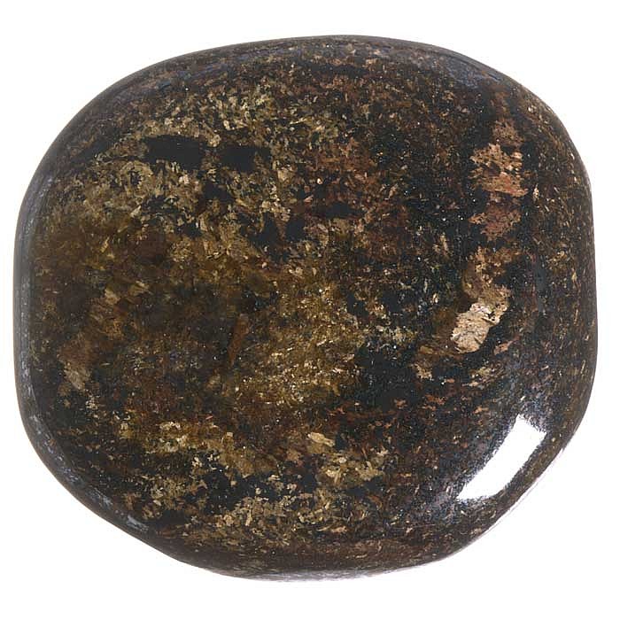 Bronzit, tromlovaná placička