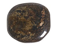 Bronzit, tromlovaná placička