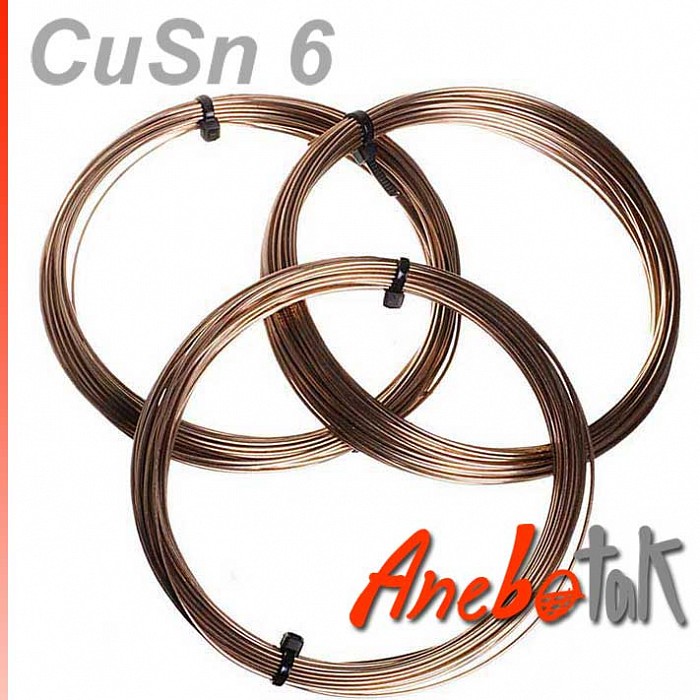 Bronzový drát měkký, 1.4 mm; 1 m