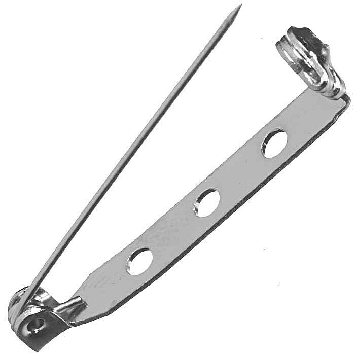 Brožový můstek s pojistkou, 27x5 mm, (5 ks)