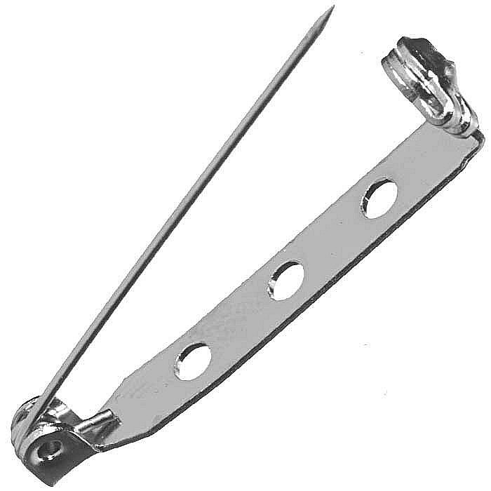 Brožový můstek s pojistkou, 38x5 mm, (20 ks)