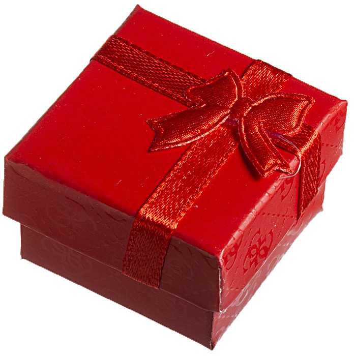 Dárková krabička, 4x4x2,6 cm, 2 ks