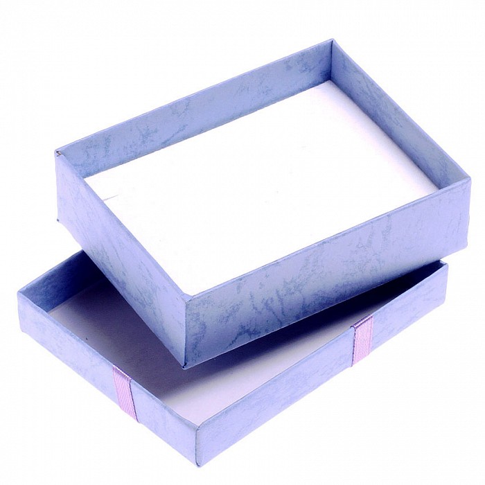 Dárková krabička modrá 9x7x3 cm