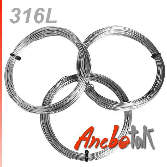 Drát z nerezové oceli 316L měkký, 0,3 mm, svitek 10 m