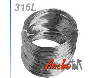 Drát z nerezové oceli 316L tvrdý 0,4 mm, svitek (100 m)