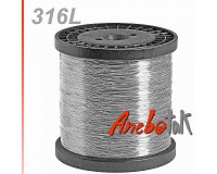 Drát z nerezové oceli 316L měkký, 0,15 mm, 1 kg