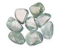 Fluorit duhový tromlovaný S, 8 ks