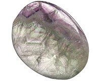 Fluorit, tromlovaná placička 45 mm