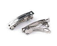 Francouzská spona platinová, 5x30 mm, 2 ks