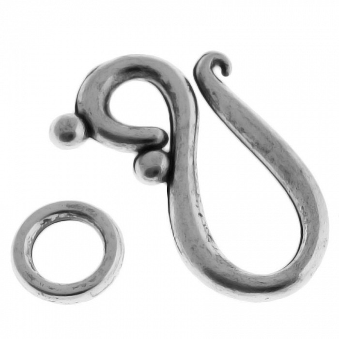 Háčkové zapínání platinové, 5 setů