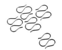 Háčkové zapínání z nerezové oceli, 10 mm (8 ks)