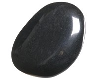 Hematit, tromlovaná placička 38 mm