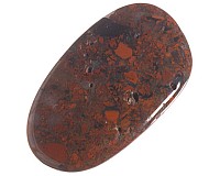 Jaspis brekcie, tromlovaná placička 38 m