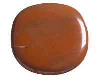 Jaspis červený, tromlovaná placička 42 mm