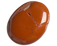 Jaspis červený,  vrtaný přívěsek 25 mm