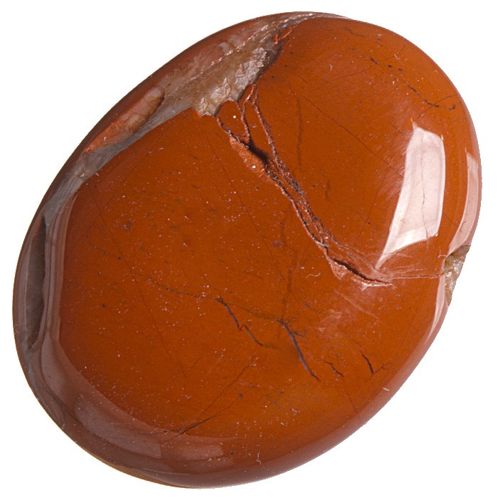 Jaspis červený, vrtaný přívěsek 25 mm