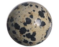 Jaspis dalmatin, kabošon kulatý 25 mm