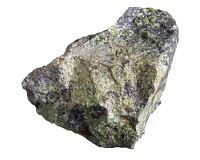 Jaspis epidot, surový minerál