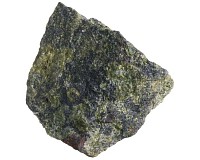 Jaspis epidot, surový minerál