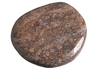 Jaspis leopard, tromlovaná placička 48 mm