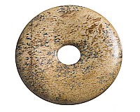 Jaspis obrázkový, donut 30 mm