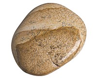 Jaspis obrázkový, tromlovaná placička 42 mm