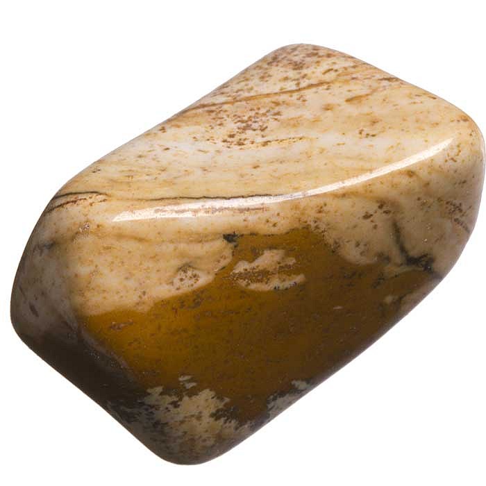 Jaspis obrázkový tromlovaný M