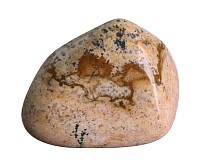 Jaspis obrázkový tromlovaný M